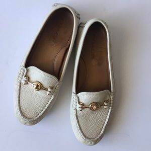 Ivory COACH loafer moccasin, size8